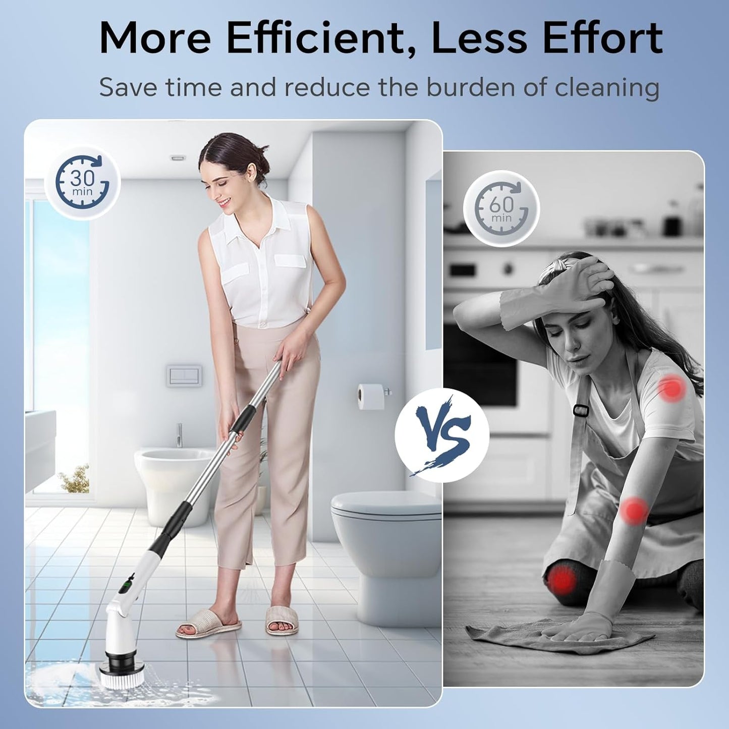 PowerScrub - Krachtig, snel & moeiteloos schoonmaken