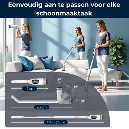TurboClean 360 - Verwijder moeiteloos de hardnekkigste vlekken en vuil binnen seconden